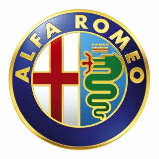 Le sigle alfa romeo logo ALFA ROMEO , emblème de alfa romeo en france