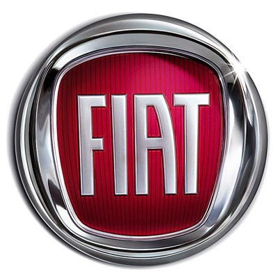 Le sigle fiat logo FIAT  , emblème de fiat en france