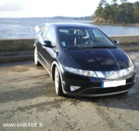 Honda Civic  civic 1.8l I-VTEC noire 2006 Berline Noir 2006 Essence Voiture occasion de Particulier   3500 ?, annonce auto gratuite ILE DE FRANCE 75 - Paris paris