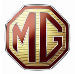 Le sigle mg logo MG , emblème de mg en france