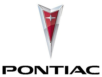 Le sigle pontiac logo PONTIAC  , emblème de pontiac en france