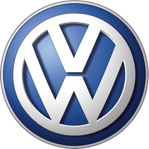 Le sigle volkswagen logo VOLKSWAGEN  , emblème de volkswagen en france